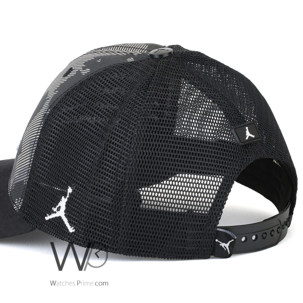 Jordan camouflaged trucker Net Cap Black | Watches Prime