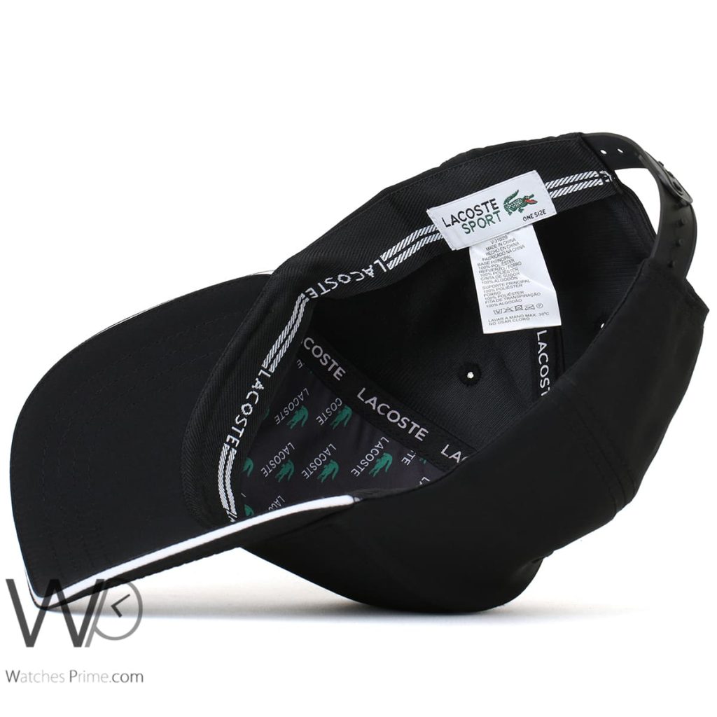 Lacoste Fairplay Baseball Cap Black | Watches Prime
