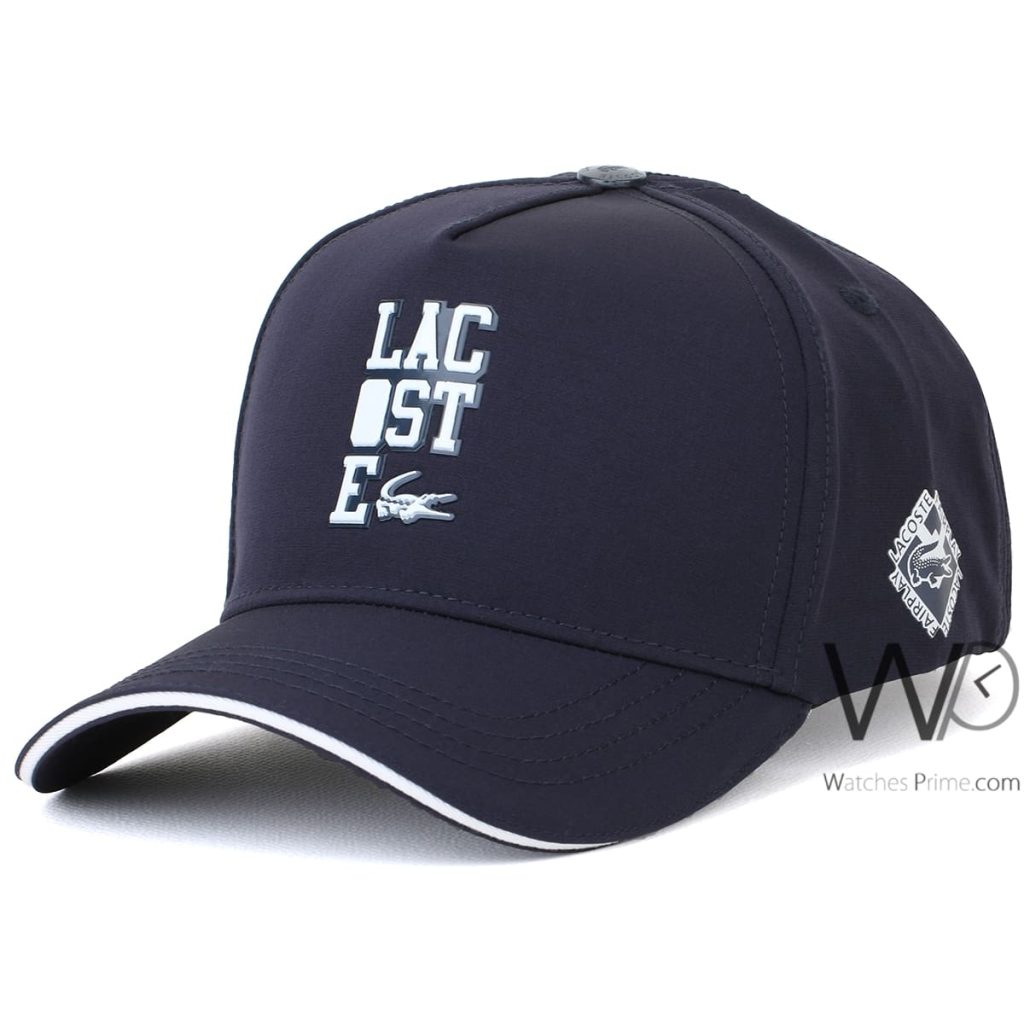 Lacoste Fairplay Navy Blue Baseball Cap | Watches Prime