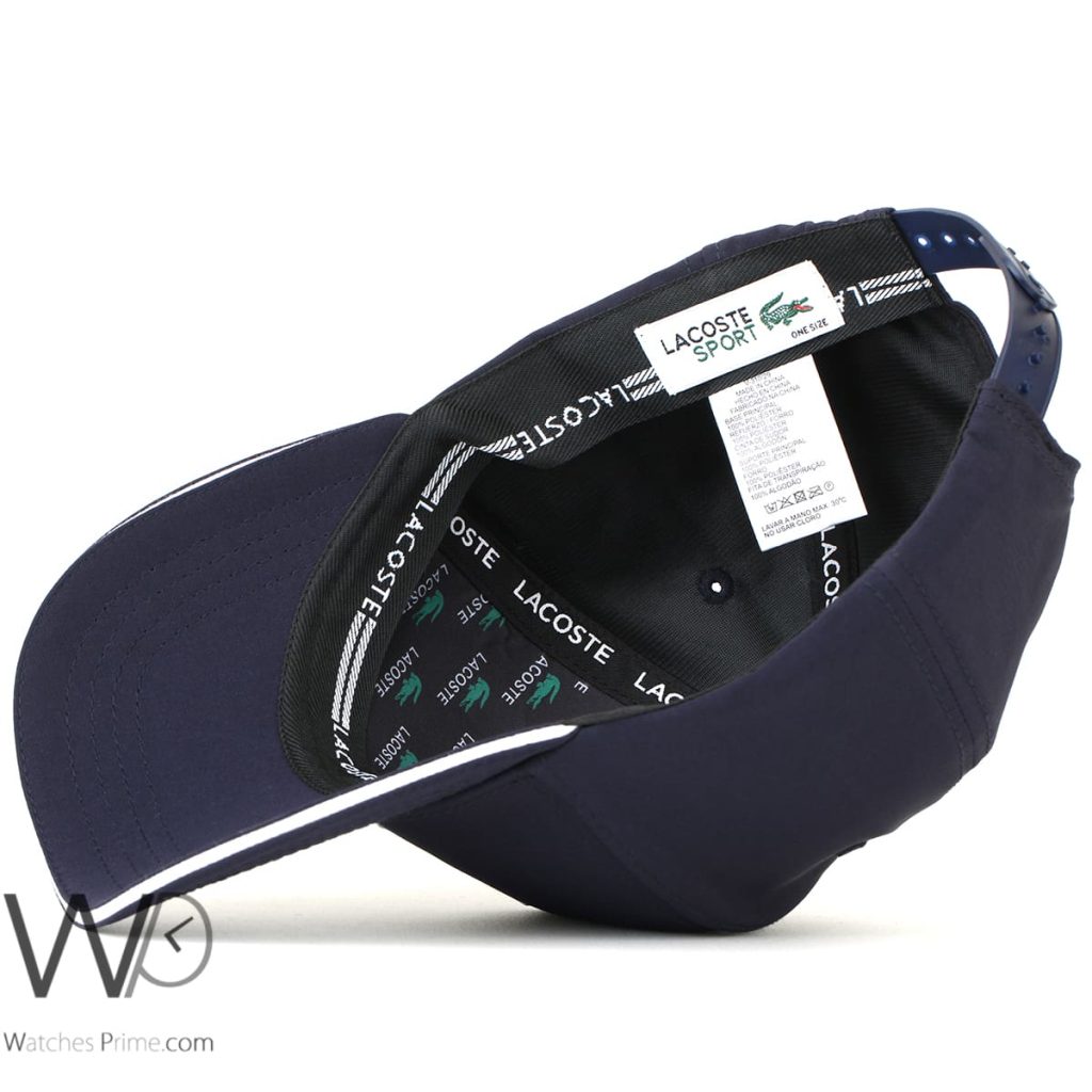 Lacoste Fairplay Navy Blue Baseball Cap | Watches Prime