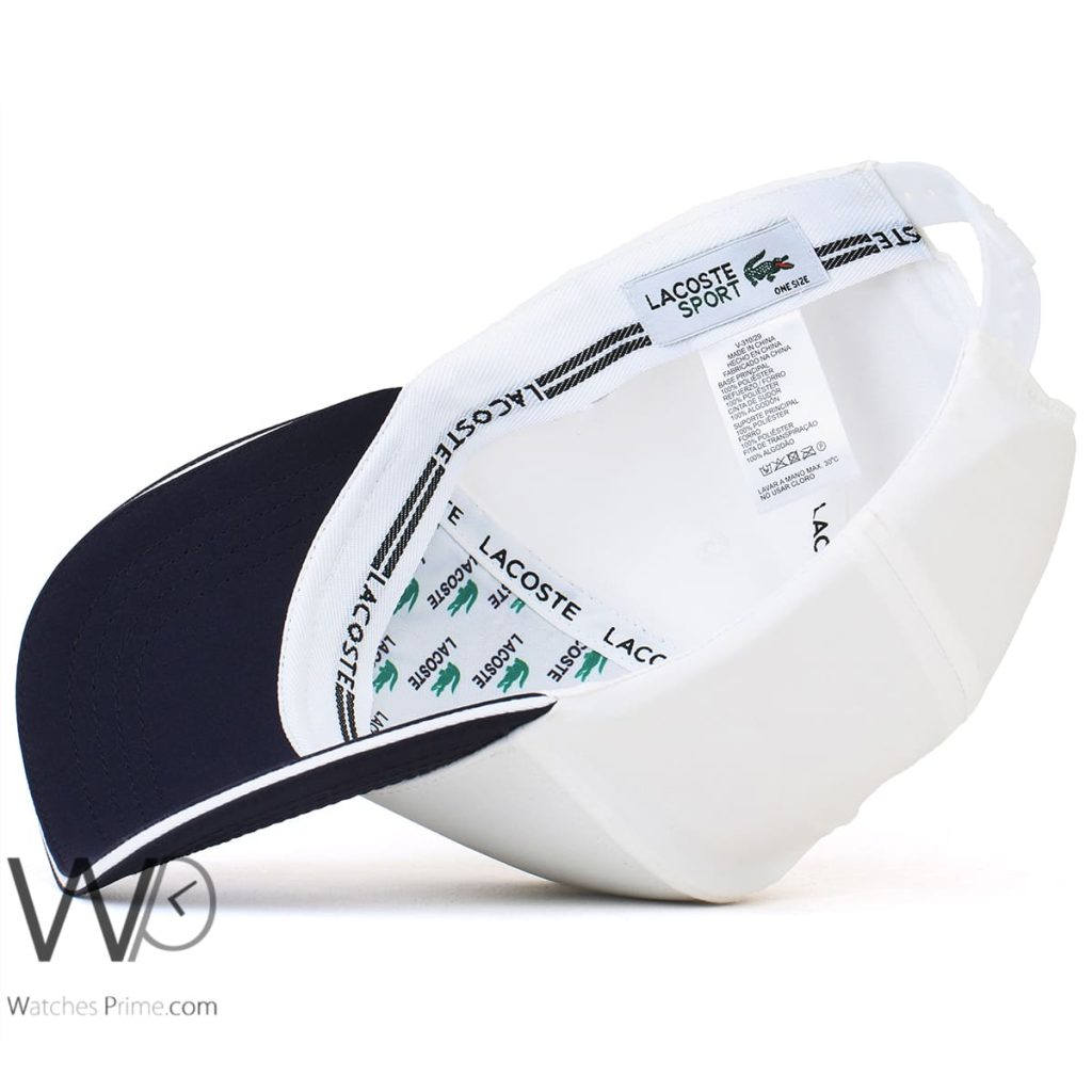 Lacoste Fairplay Baseball Cap White | Watches Prime