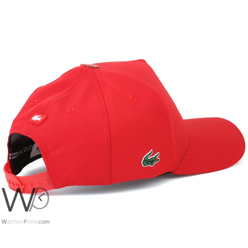 Lacoste Club Red Baseball Cap | Watches Prime