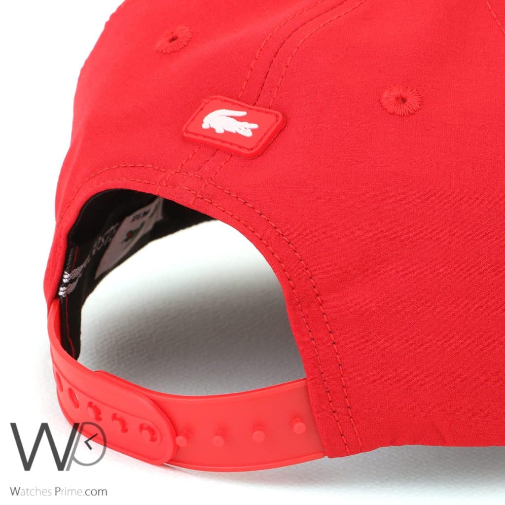 Lacoste Club Red Baseball Cap | Watches Prime