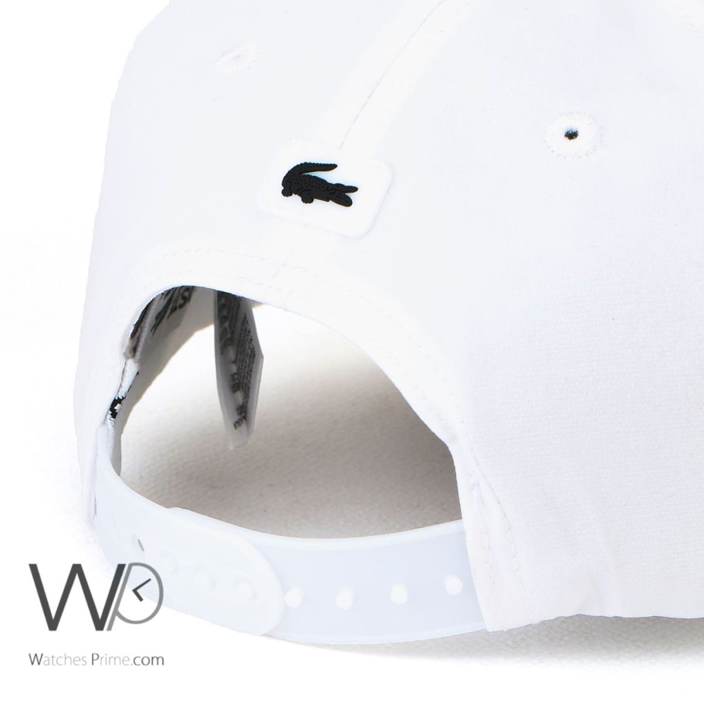 Lacoste Club White Baseball Cap | Watches Prime