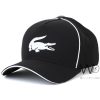 Lacoste Croc Black Baseball Cap Cotton | Watches Prime