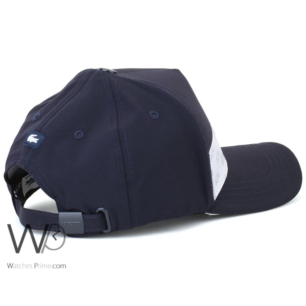 Lacoste Croc Navy Blue Baseball Cap Cotton | Watches Prime
