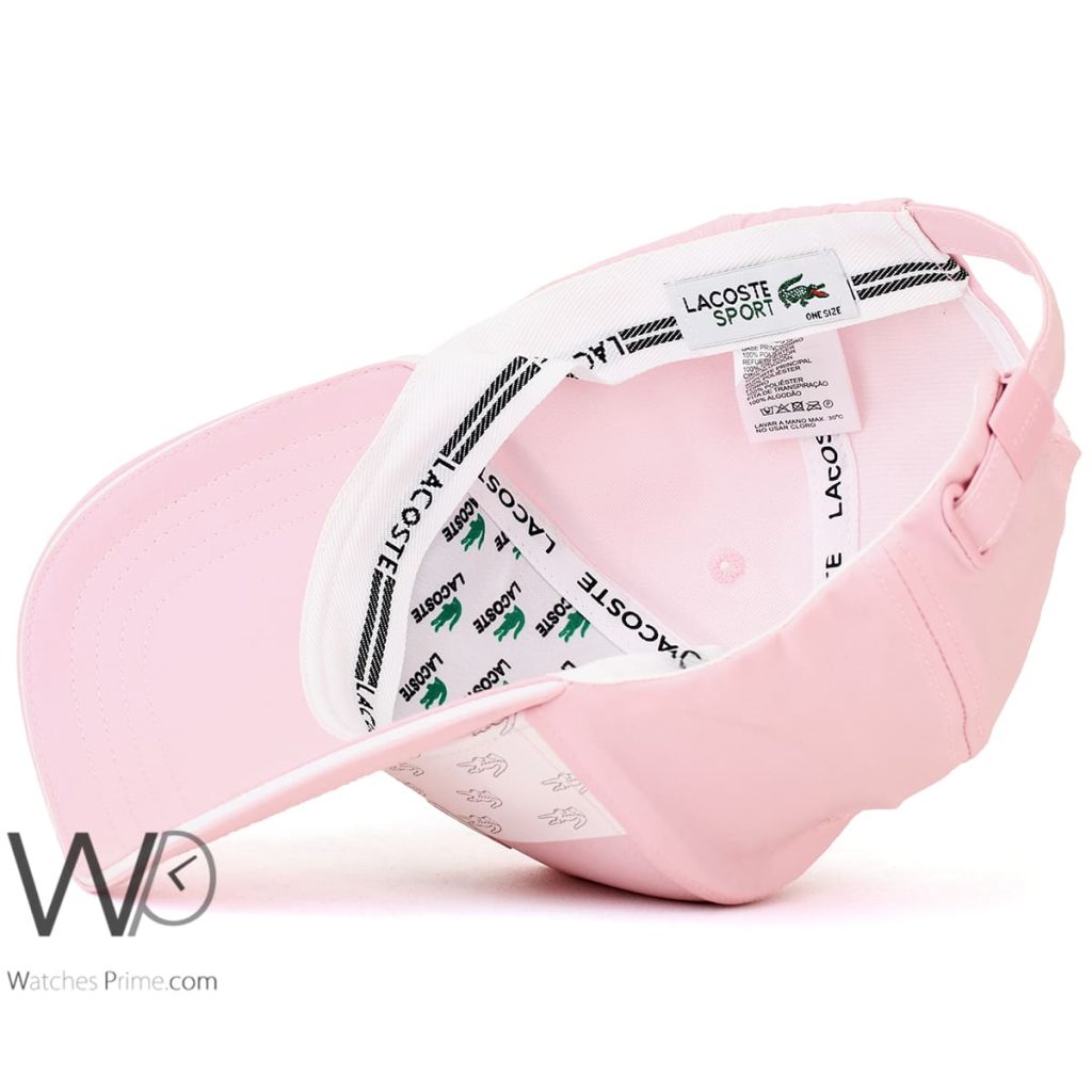 Lacoste Croc Pink Baseball Cap | Watches Prime