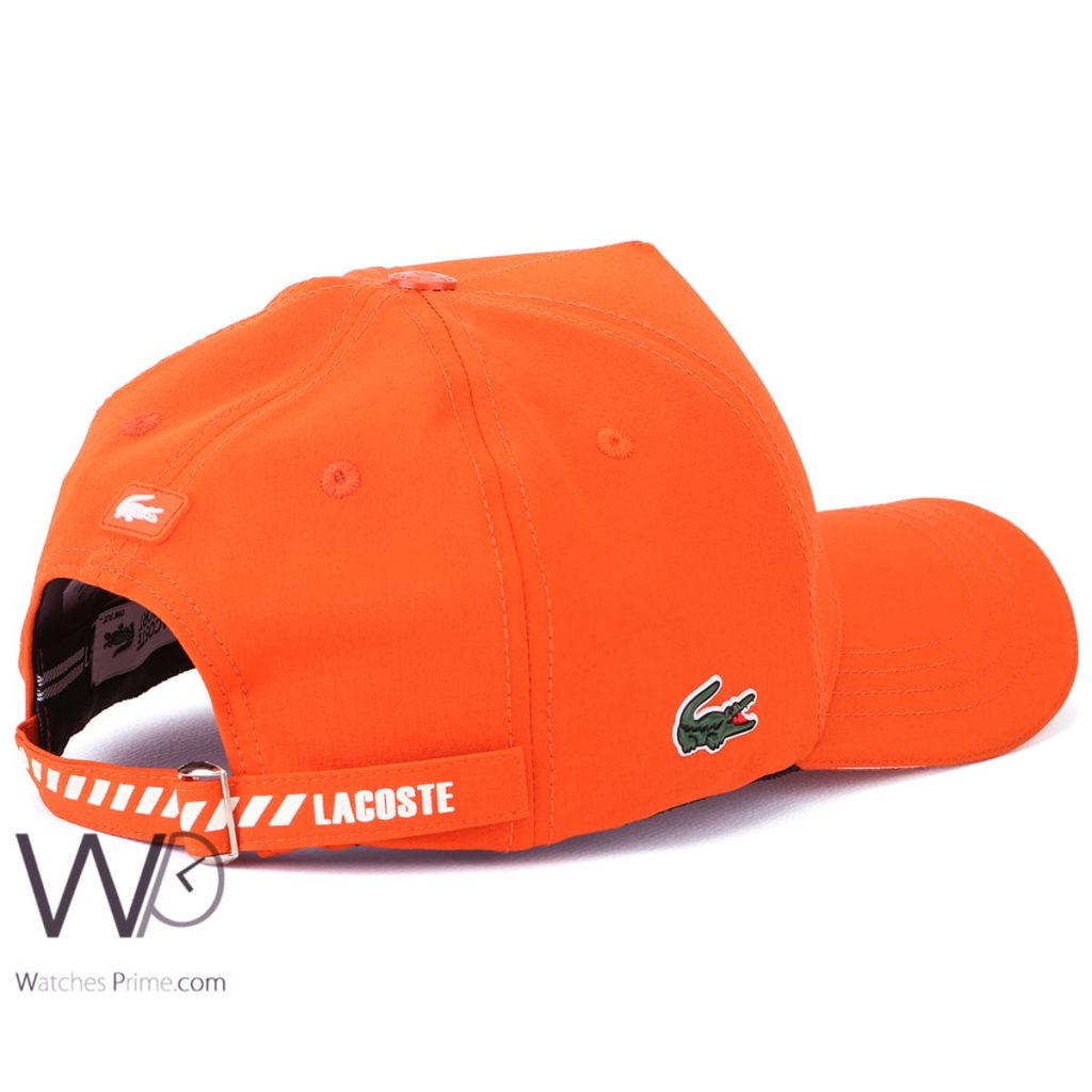 Lacoste EST Orange Baseball Cap | Watches Prime