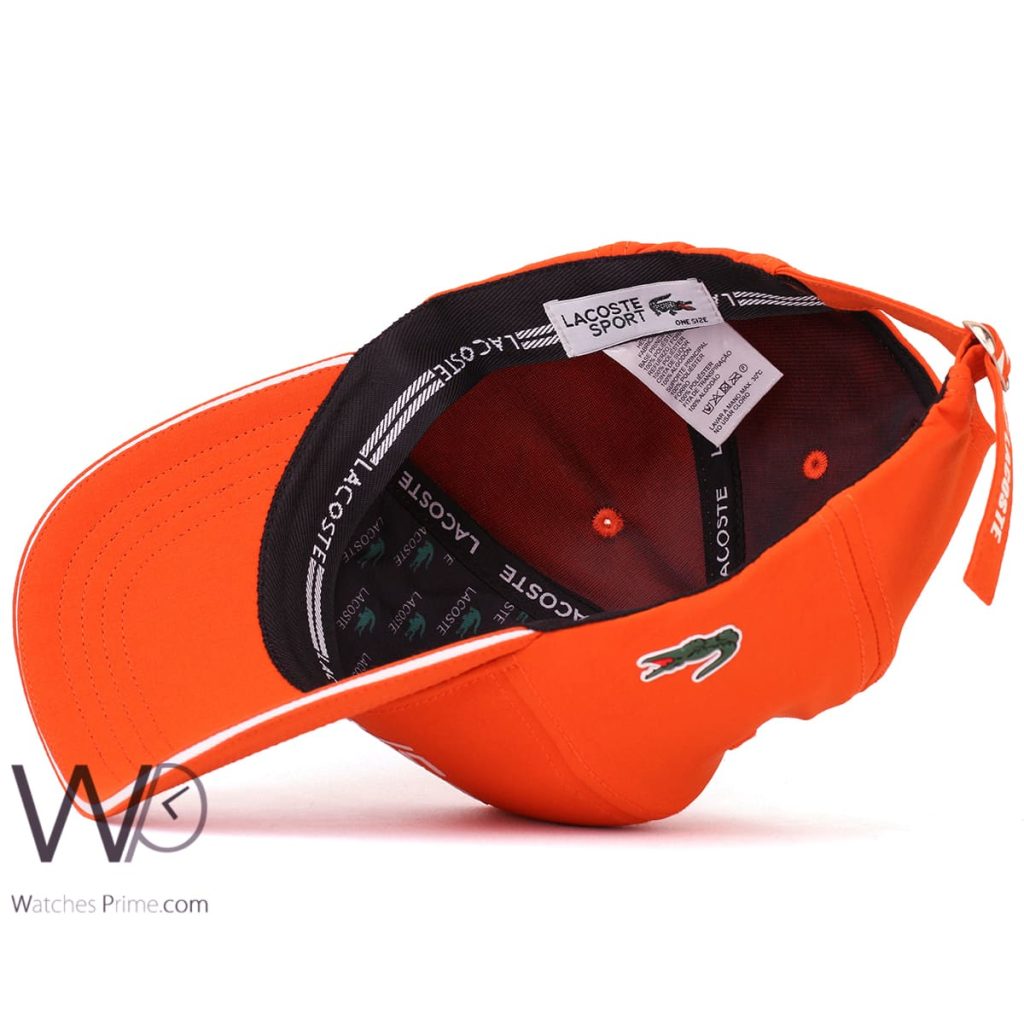 Lacoste EST Orange Baseball Cap | Watches Prime