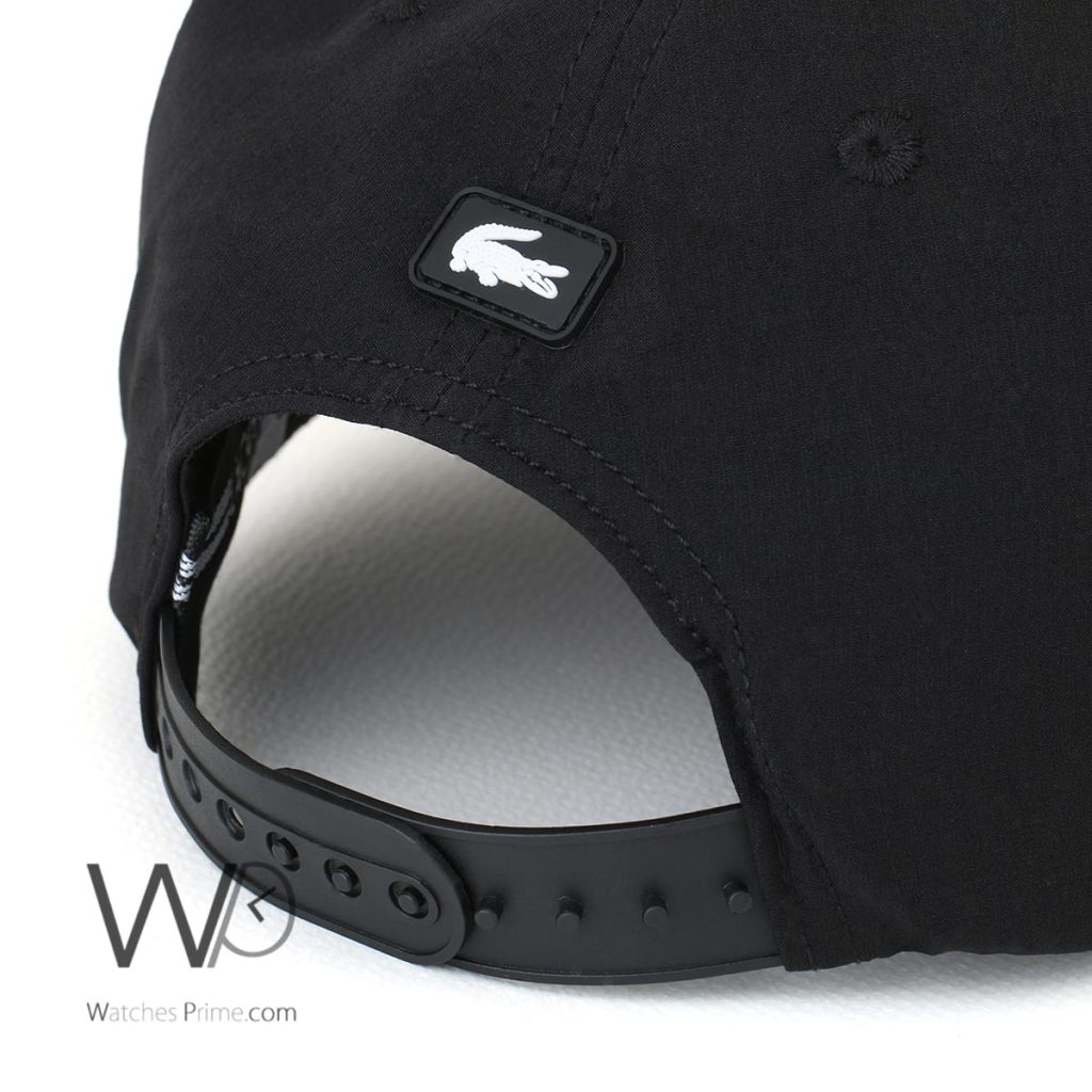 Lacoste France Sailing Club Black Baseball Cap | Watches Prime