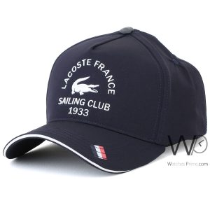 Lacoste france sailing club 1933 blue baseball cap cotton hat