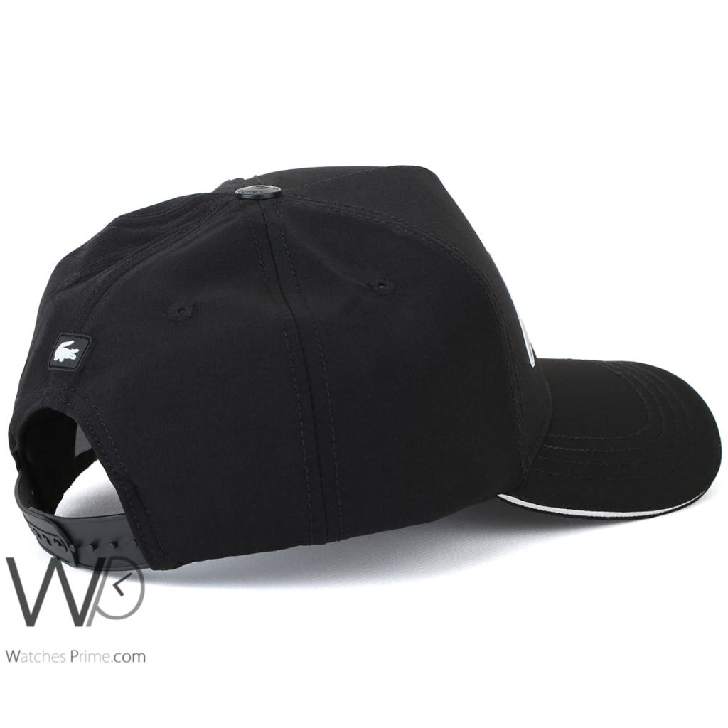 Lacoste Sport EST Black Baseball Cap | Watches Prime
