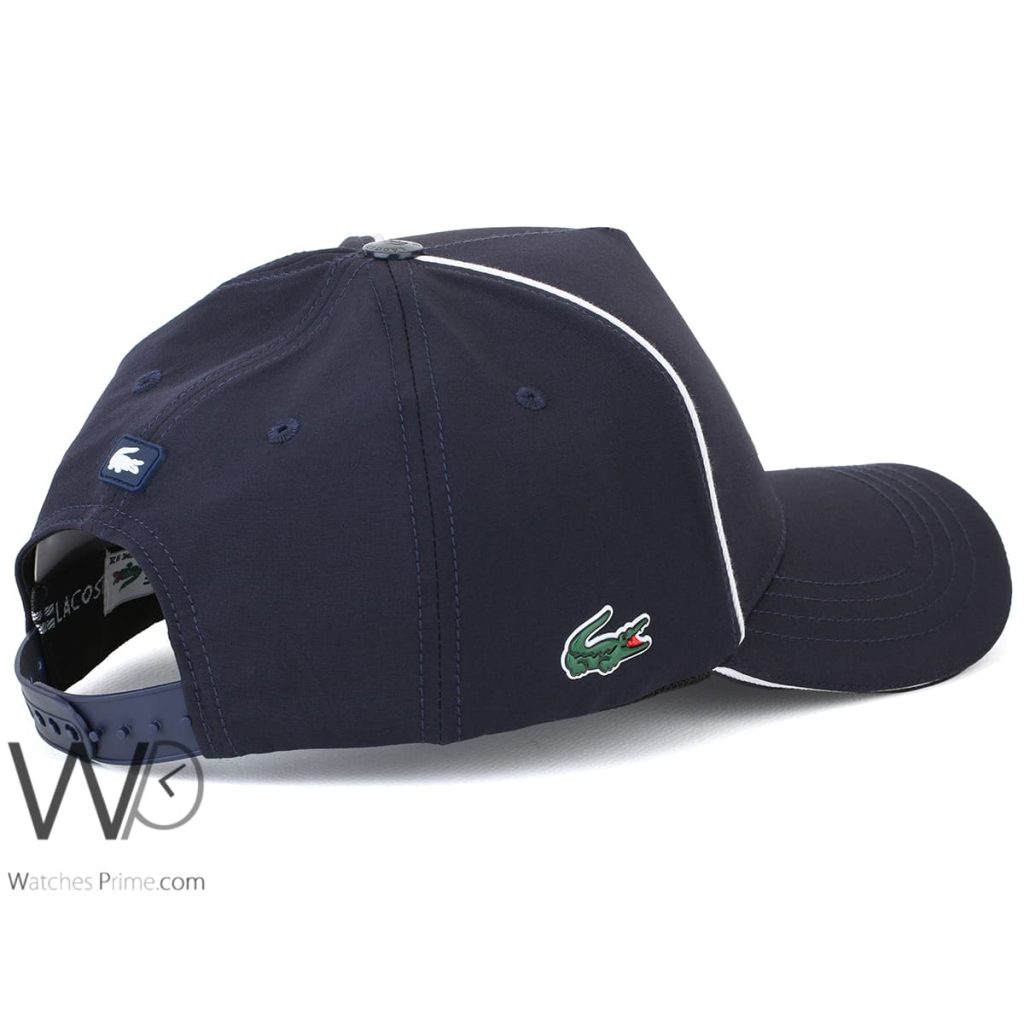 Lacoste Sport Croc Navy Blue Baseball Cap | Watches Prime