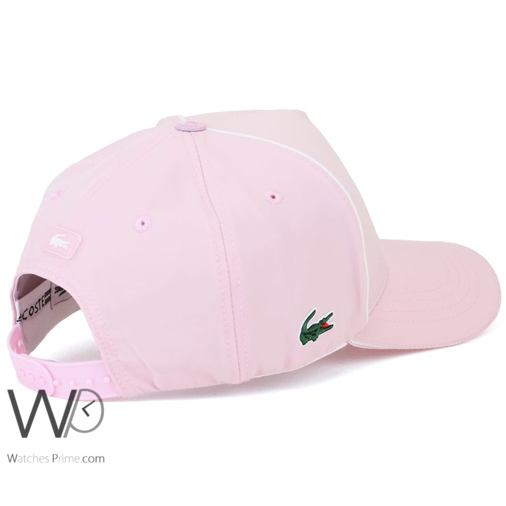 Lacoste Sport Croc Pink Baseball Cap | Watches Prime