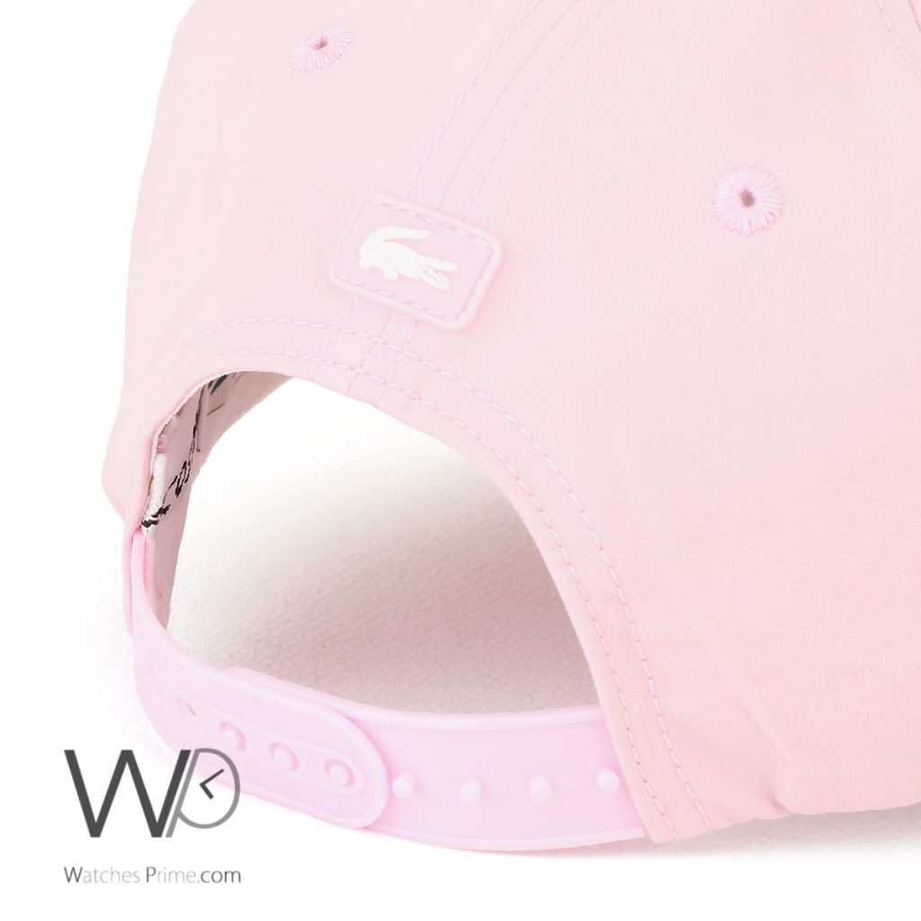 Lacoste Sport Croc Pink Baseball Cap | Watches Prime