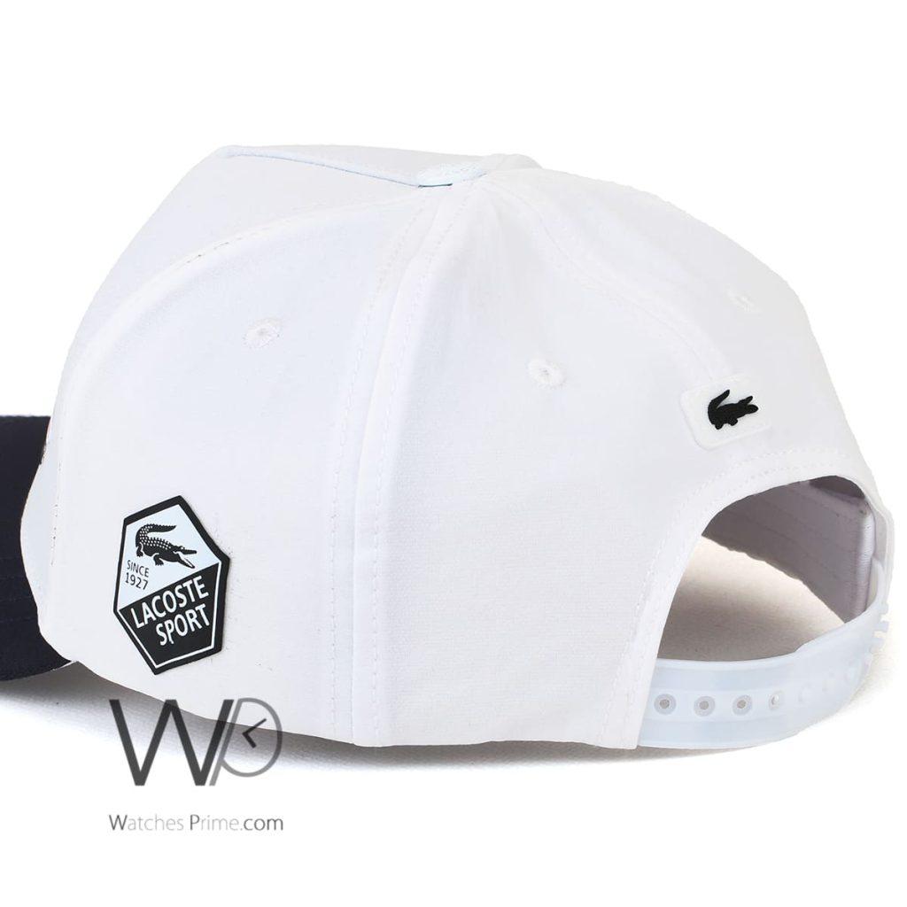 Lacoste Sport EST White Baseball Cap | Watches Prime