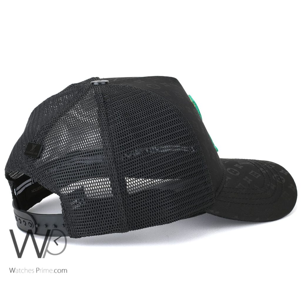 Trucker كاب ماركة لويس فيتون LV اسود | واتشز برايم