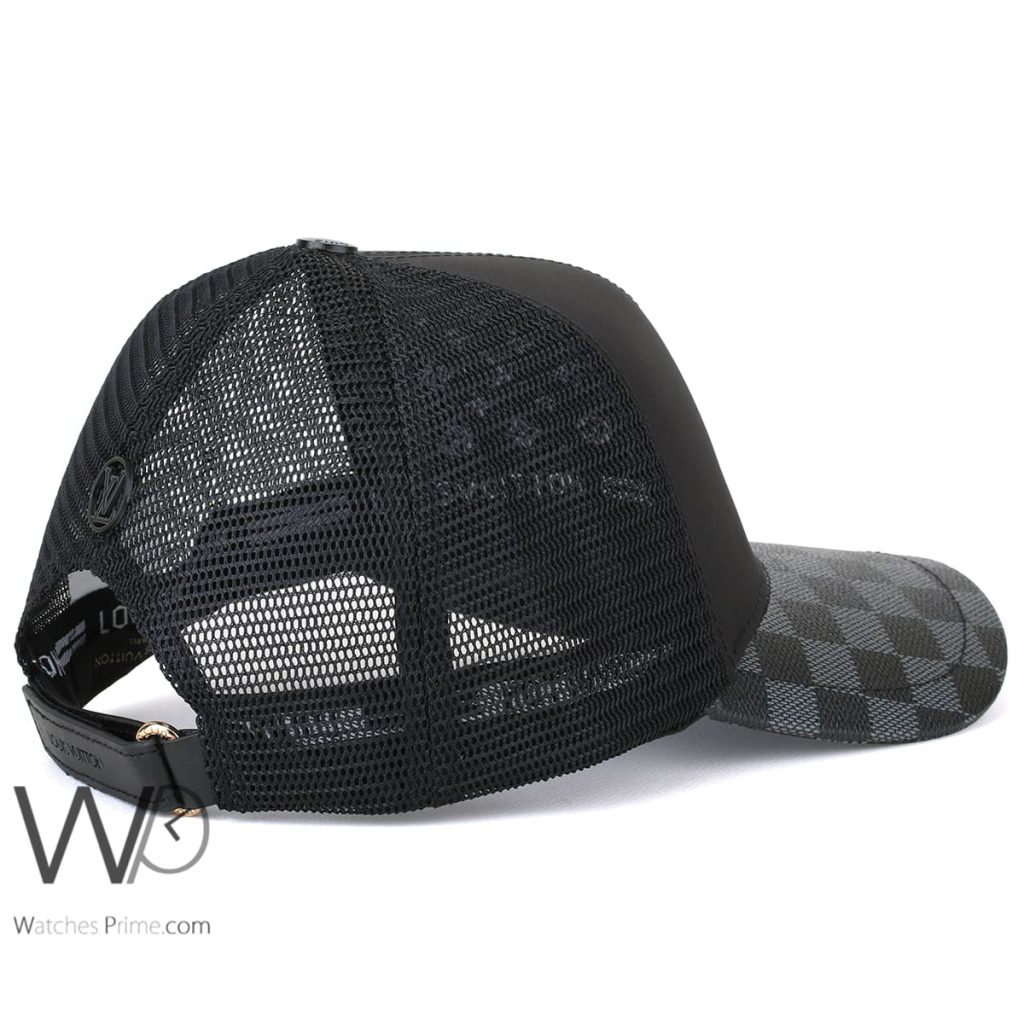 Trucker كاب ماركة لويس فيتون LV اسود | واتشز برايم