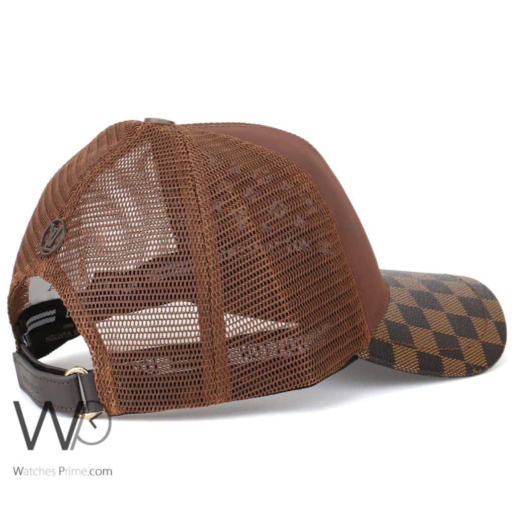 Trucker كاب ماركة لويس فيتون LV بني | واتشز برايم