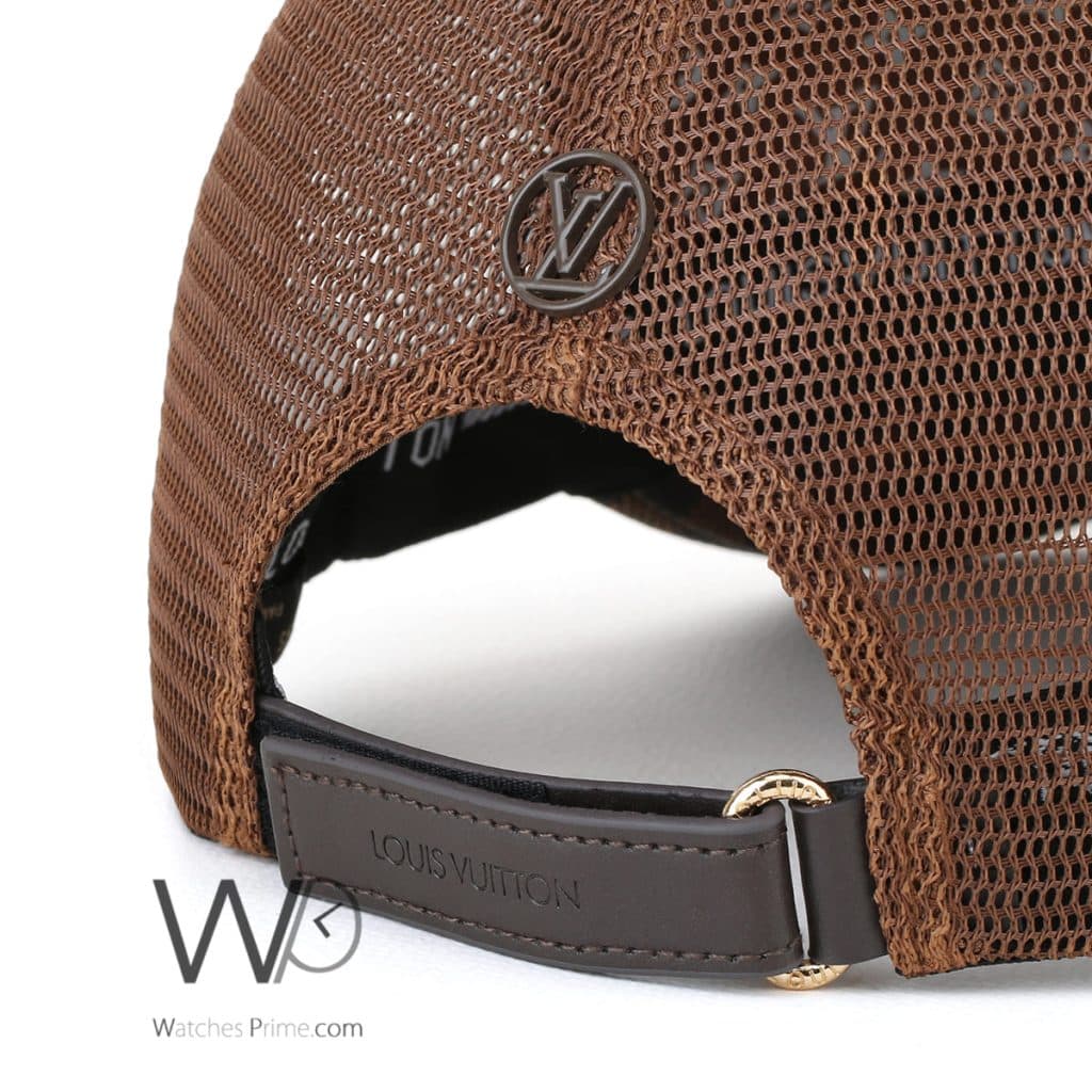 Trucker كاب ماركة لويس فيتون LV بني | واتشز برايم