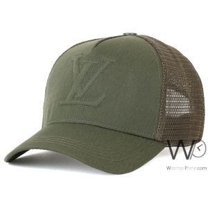 كاب-ماركة-لويس-فيتون-trucker-اخضر-رجالى