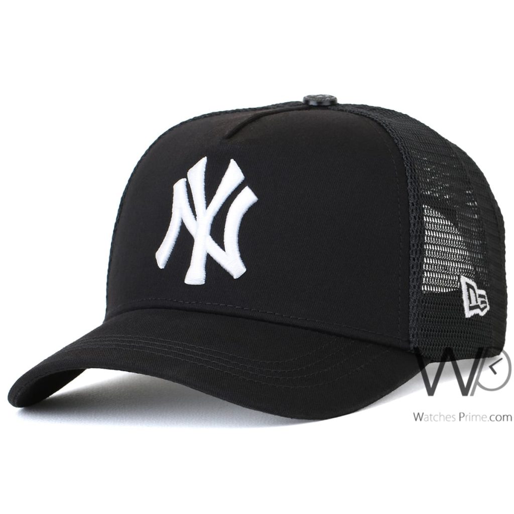 New York New Era Yankees Trucker Cap Black | Watches Prime