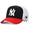 New York New Era NY Trucker Cap White Black | Watches Prime