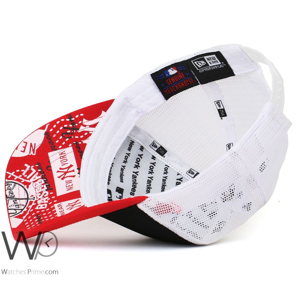 New York New Era NY Trucker Cap White Black | Watches Prime