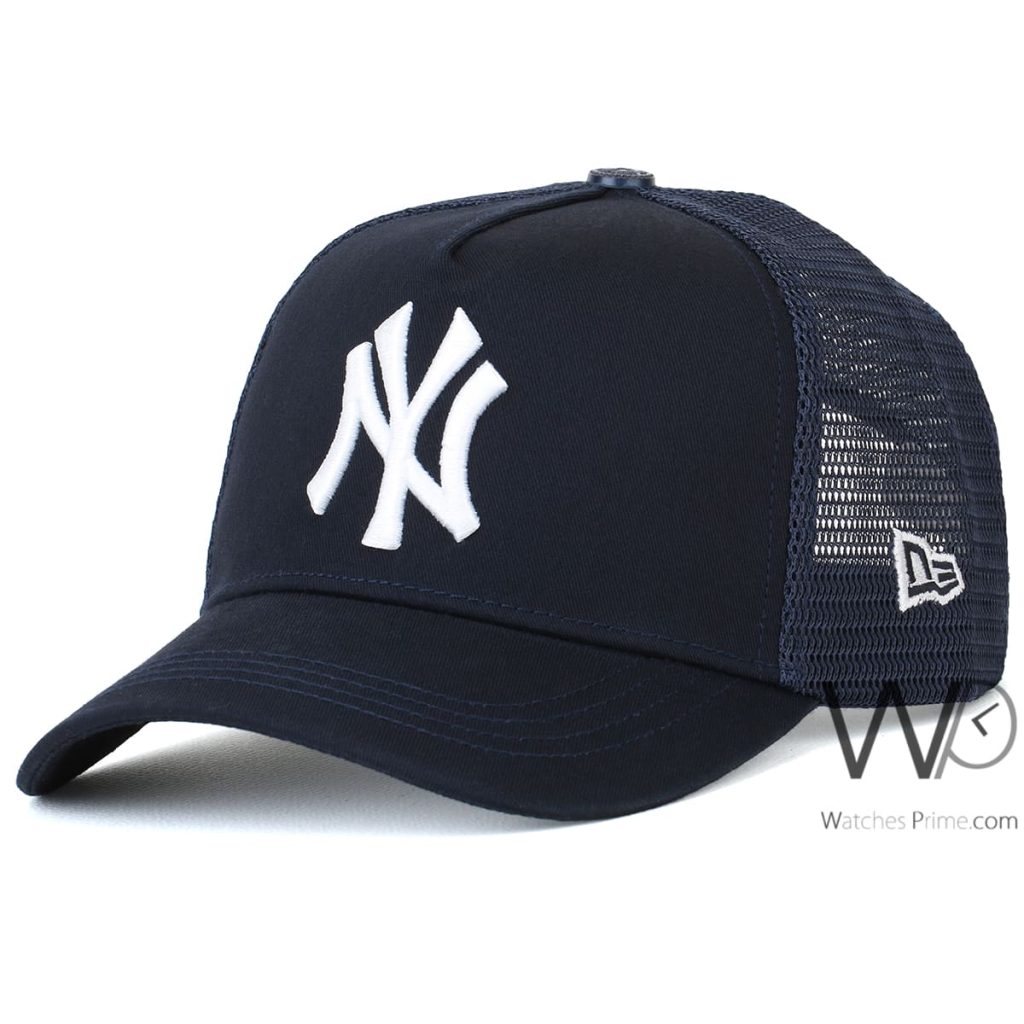 New York New Era NY Trucker Cap Navy Blue | Watches Prime