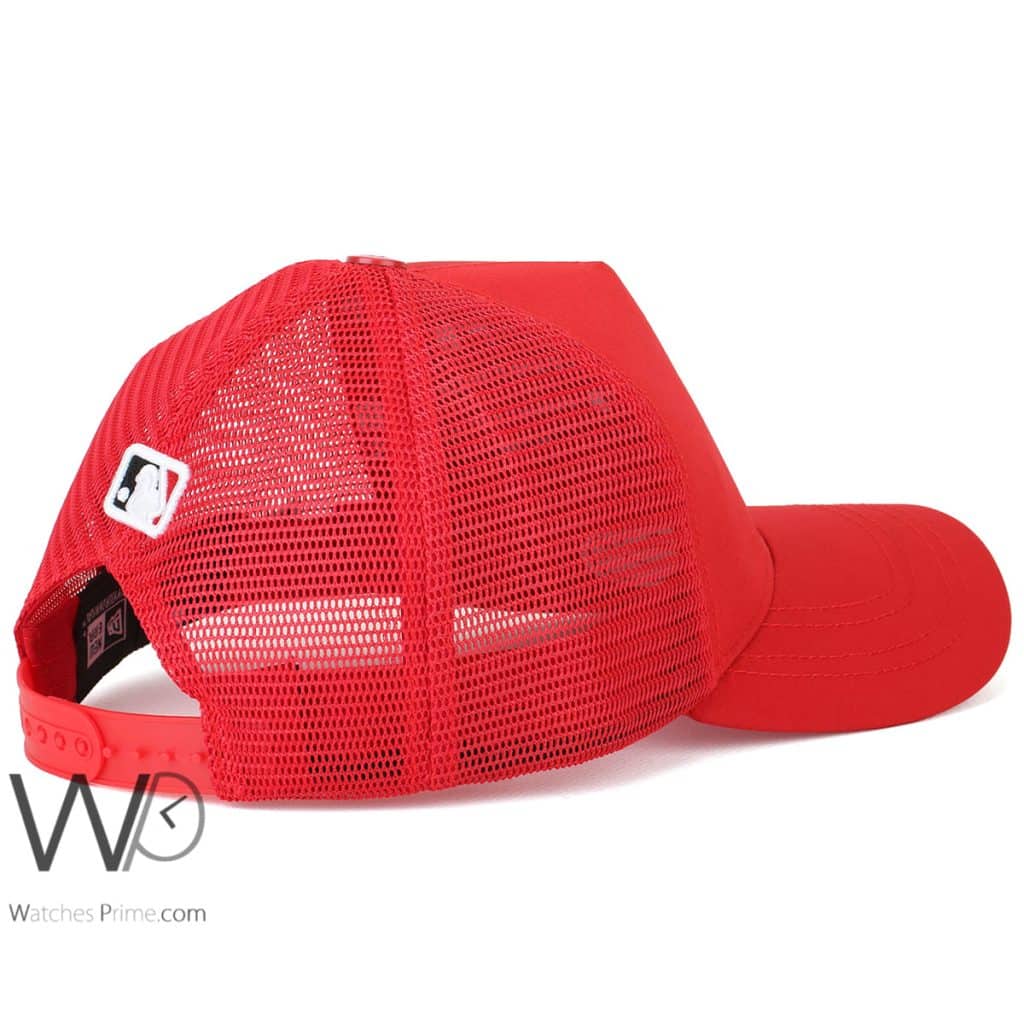 New York New Era Yankees NY Trucker Cap Red | Watches Prime