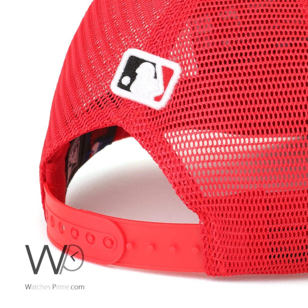 New York New Era Yankees NY Trucker Cap Red | Watches Prime