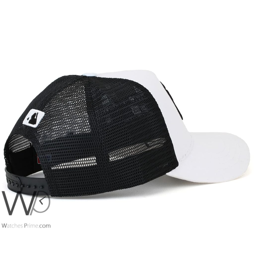 New York New Era NY Trucker Cap White Black | Watches Prime