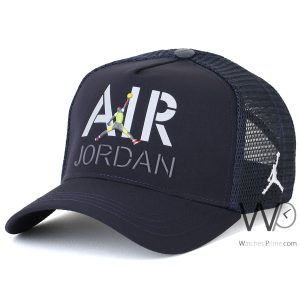 Nike air jordan trucker navy blue cap net men hat