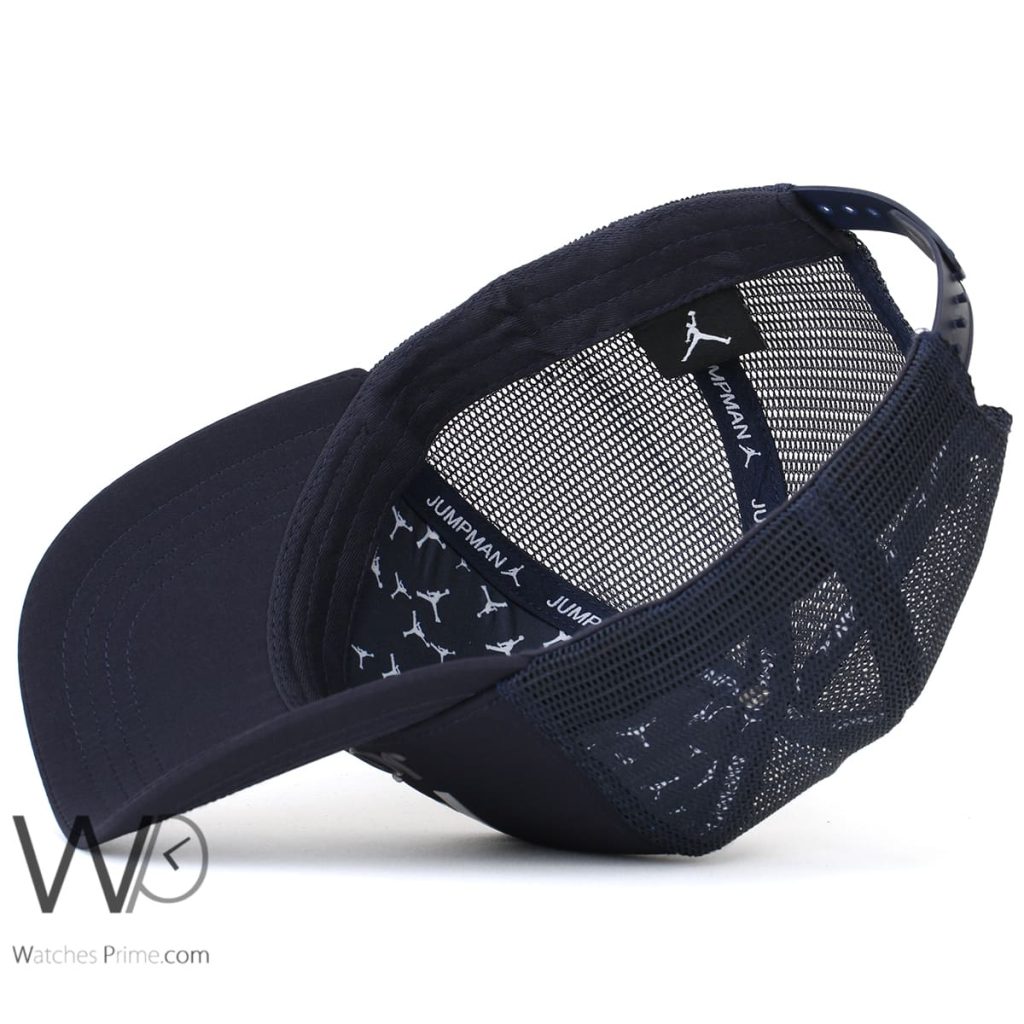 Nike Air Jordan Navy Blue trucker Net Cap | Watches Prime