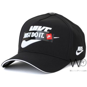 Nike baseball cap just do it black cotton hat
