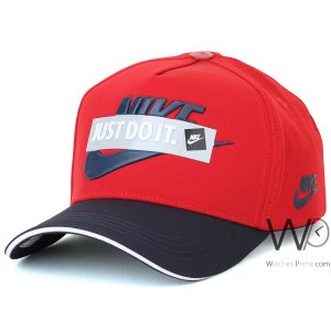 كاب-نايك-احمر-baseball-رجالى-قطن