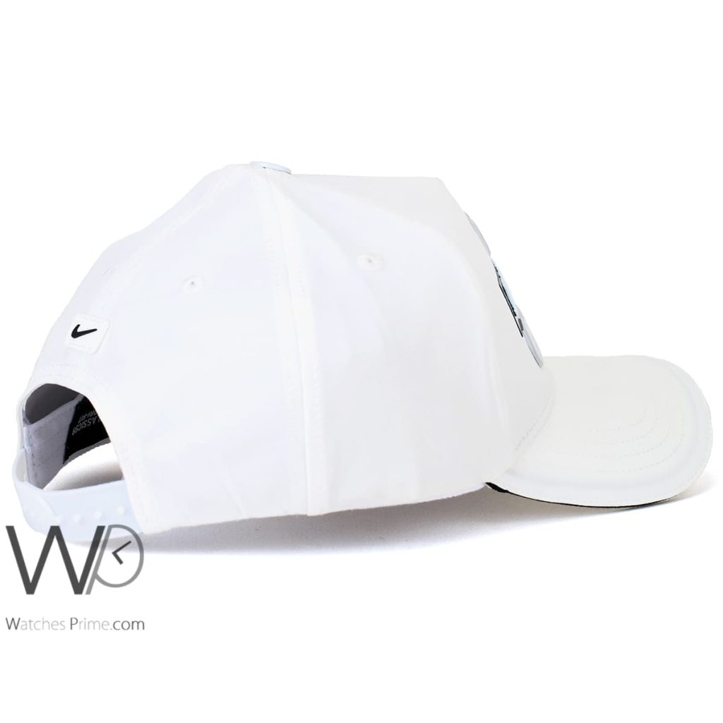 Nike Cap Just Do It White Cotton Baseball Hat | Watches Prime