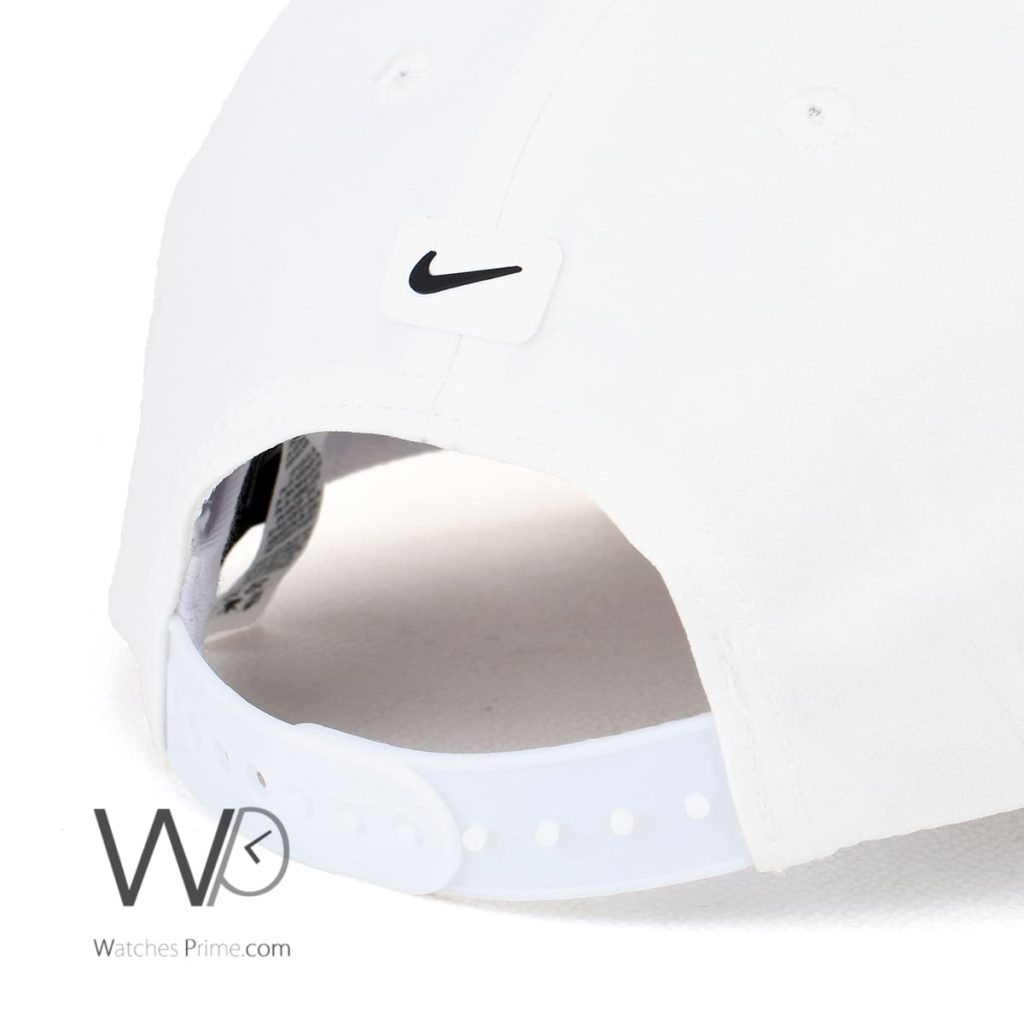 Nike Cap Just Do It White Cotton Baseball Hat | Watches Prime