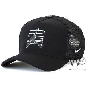 Nike jordan trucker black cap net men hat
