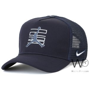 Nike jordan trucker navy blue cap net men hat