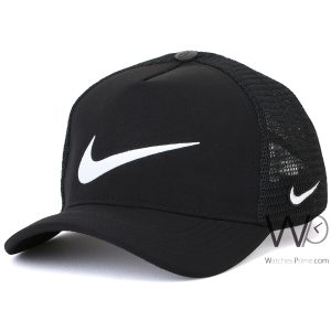 Nike trucker cap black mesh hat
