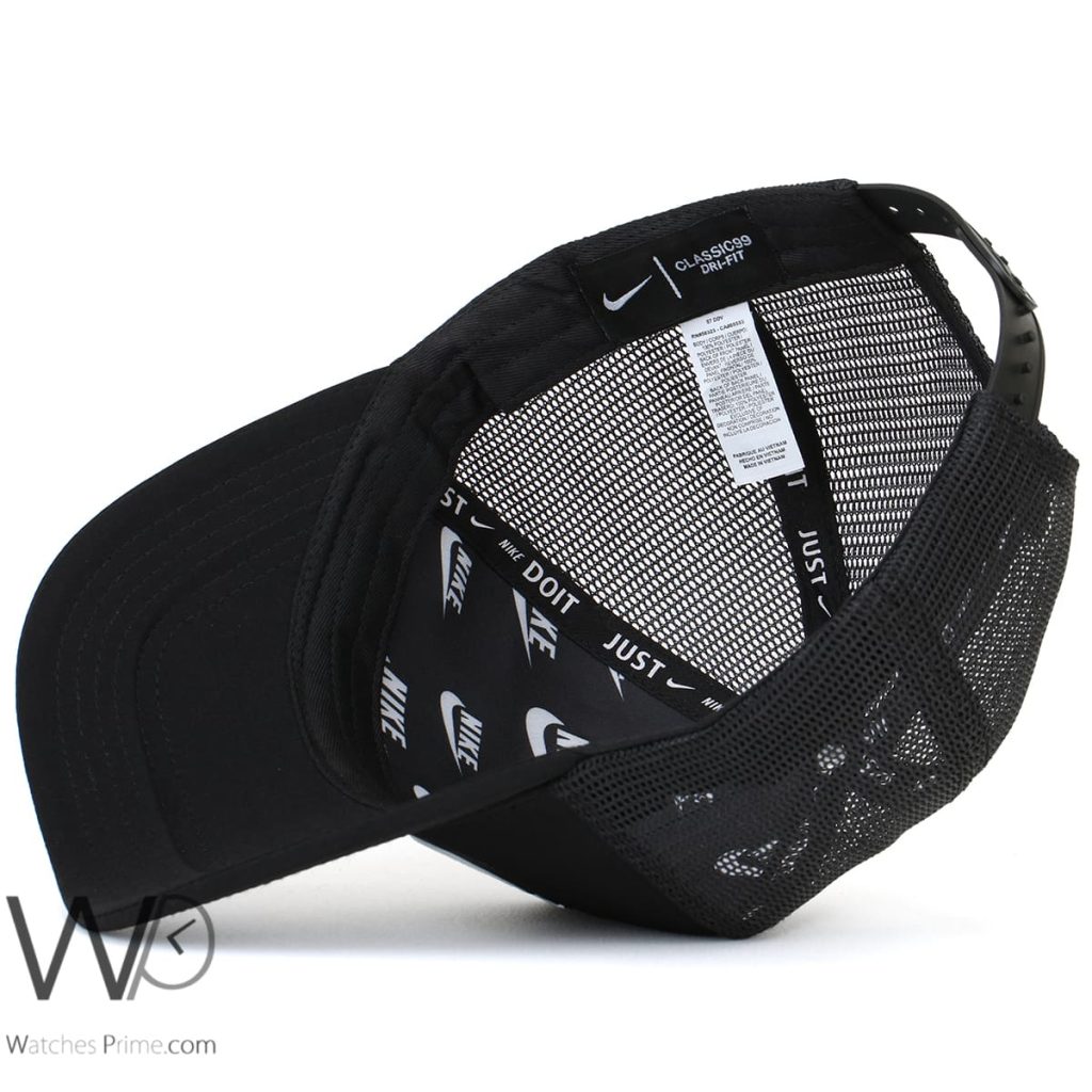 Nike Just Do It Black Mesh Hat | Watches Prime