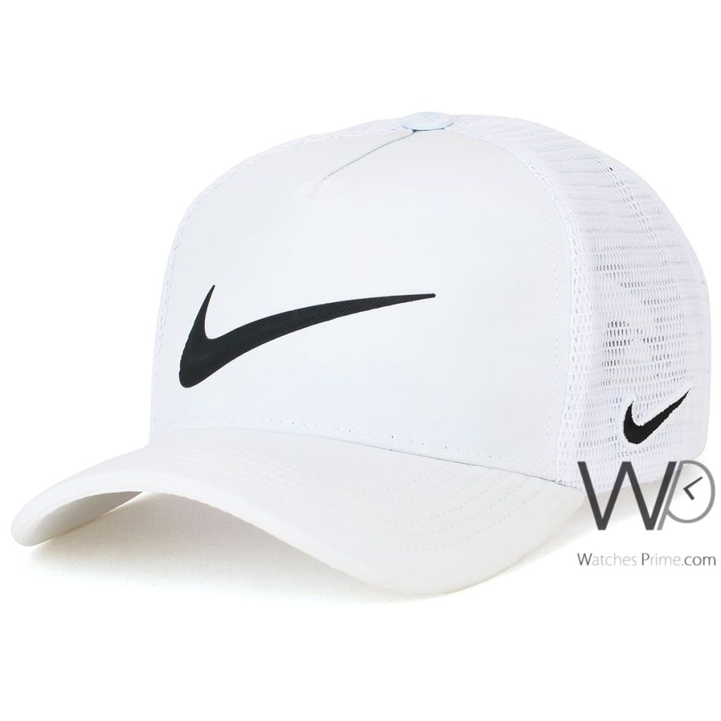 Nike Trucker Cap White Mesh hat | Watches Prime