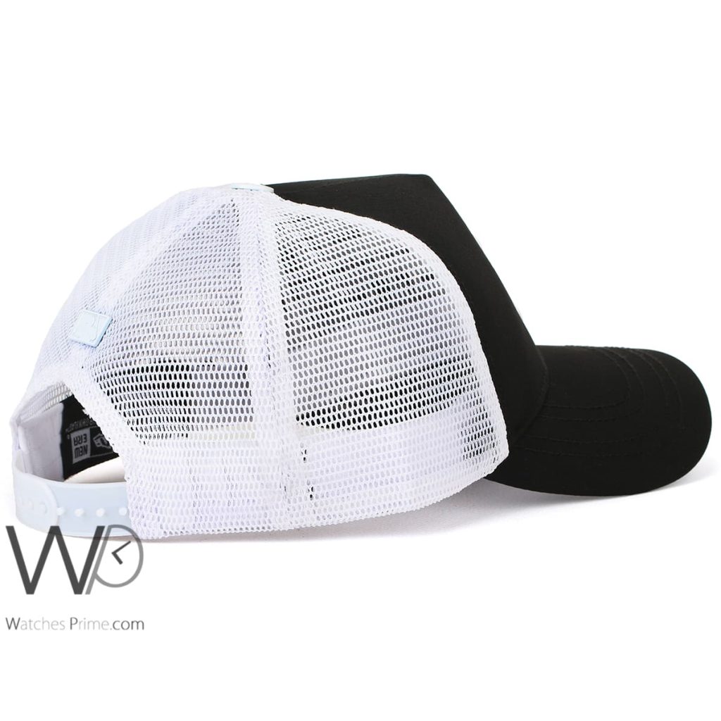 New York New Era NY Trucker Cap Black White | Watches Prime