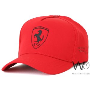 كاب-ماركة-فيرارى-baseball-احمر-رجالى