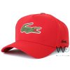 Lacoste Croc Baseball Cap Cotton Red | Watches Prime