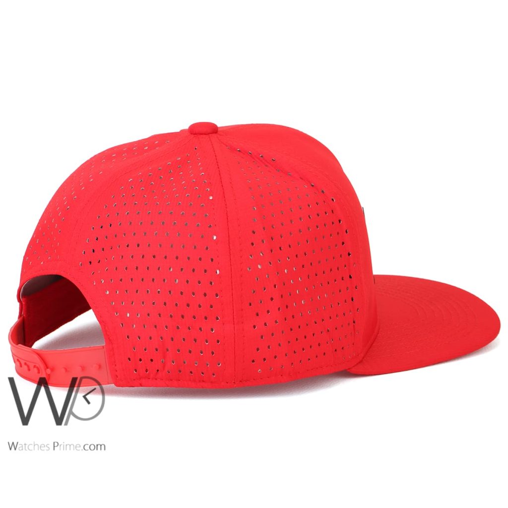 Adidas Snapback Flat Red Baseball Cap | Watches Prime