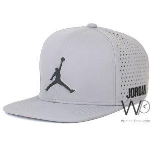 Snapback jordan flat cap grey cotton hip hop