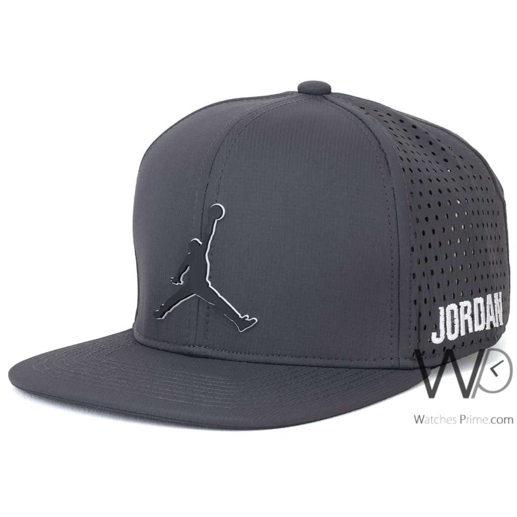 Jordan Snapback Grey Baseball Cap | Watches Prime