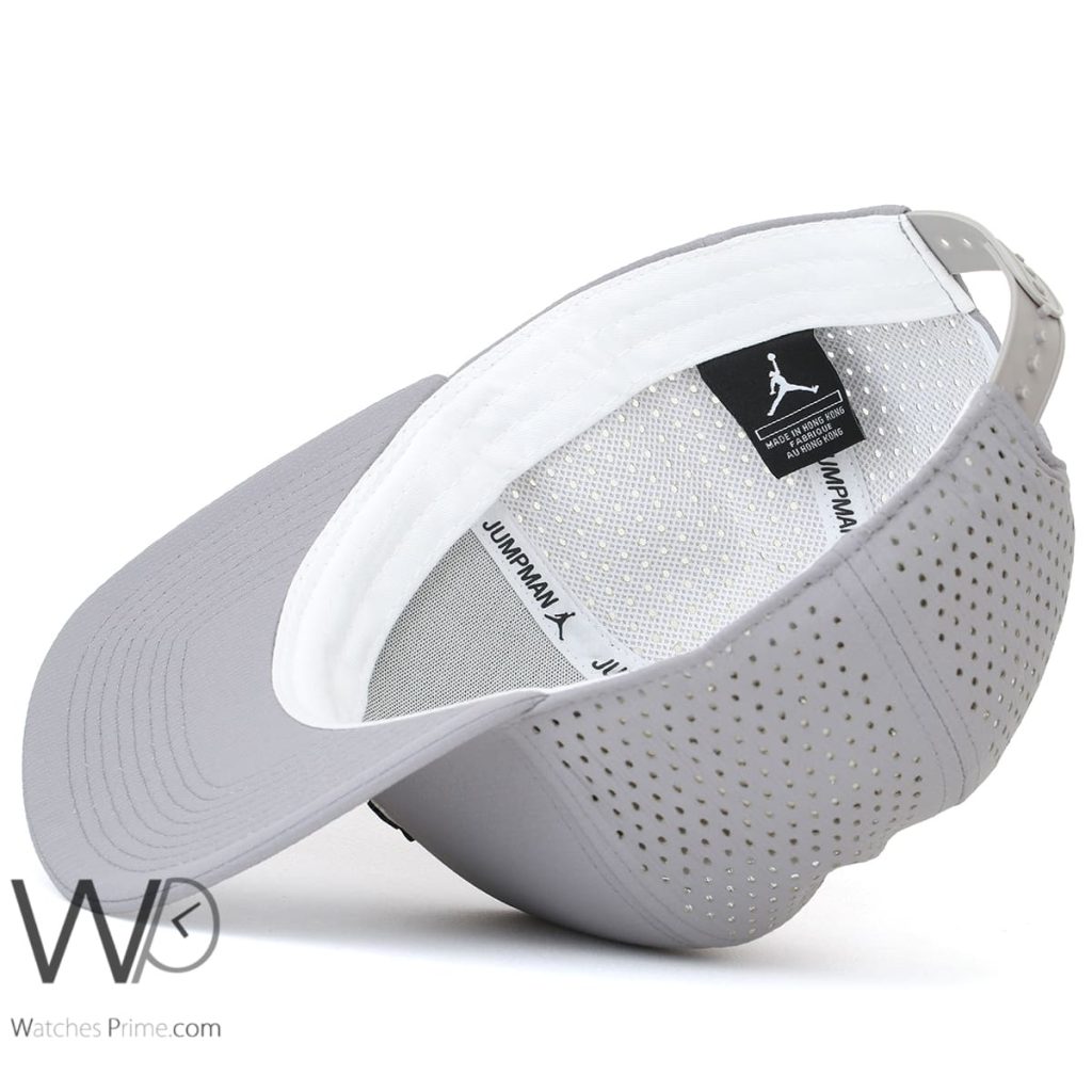 Jordan Snapback Flat Grey Baseball Cap | Watches Prime